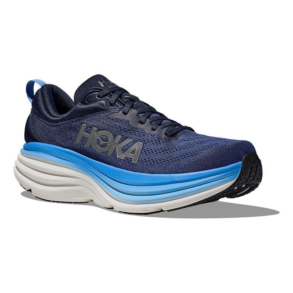 Men`s Hoka Bondi 8 Outer Space Blue Various Sizes