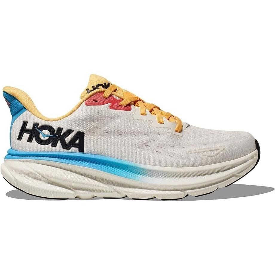 Women`s Hoka Clifton 9 Blanc De Blanc Various Sizes