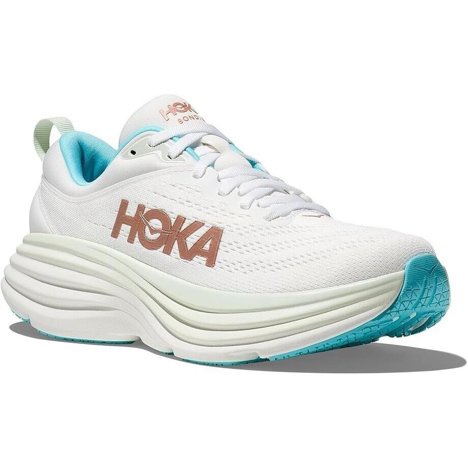 Women`s Hoka Bondi 8 Color Frost Rose Gold