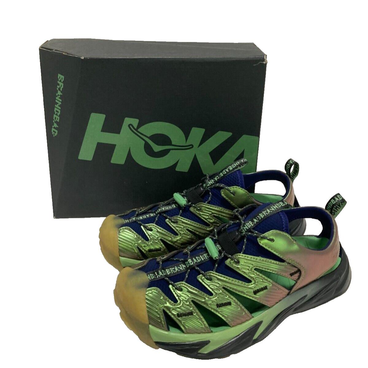 Hoka x Brain Dead Hopara Hiking Sandal Shoes Pea Pod Green Men`s Size 8