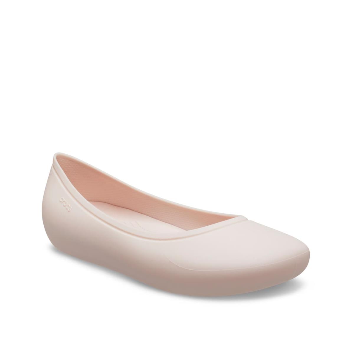 Woman`s Flats Crocs Brooklyn Ballet Flat Light Pink