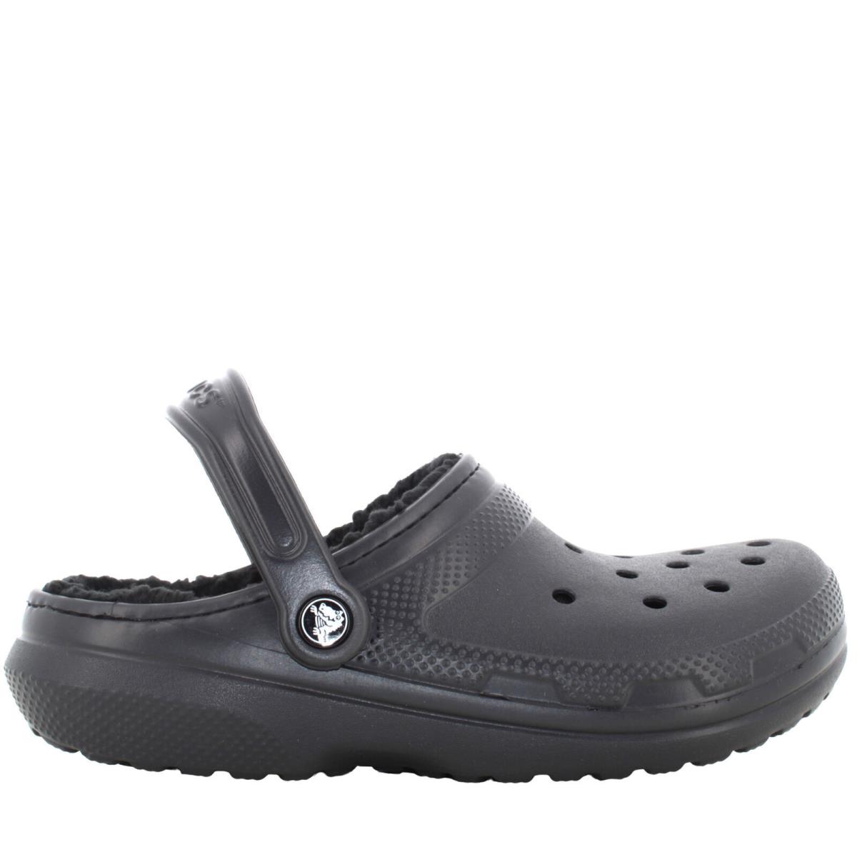 Crocs Unisex Adult 7 Classic Lined Clog - Black/black Size Options 4