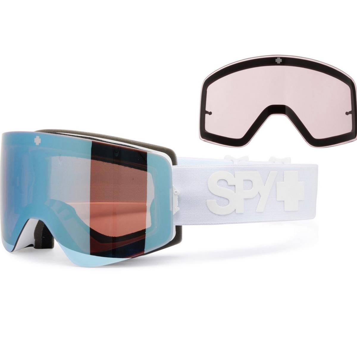 Spy Optic Marauder Elite Ski Goggles - Extra Lens For Men - Frame: Matte White, Lens: Matte White