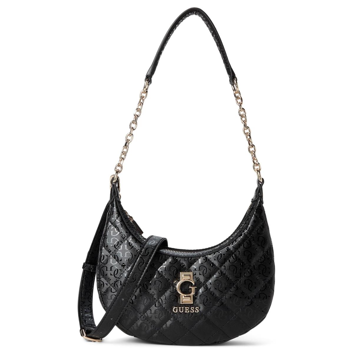 Woman`s Handbags Guess Bessey Hobo Shoulder Bag Black