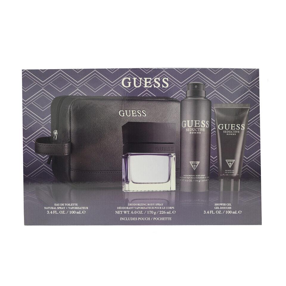 Guess Seductive Homme Eau de Toilette 4PCS Gift Set For Men