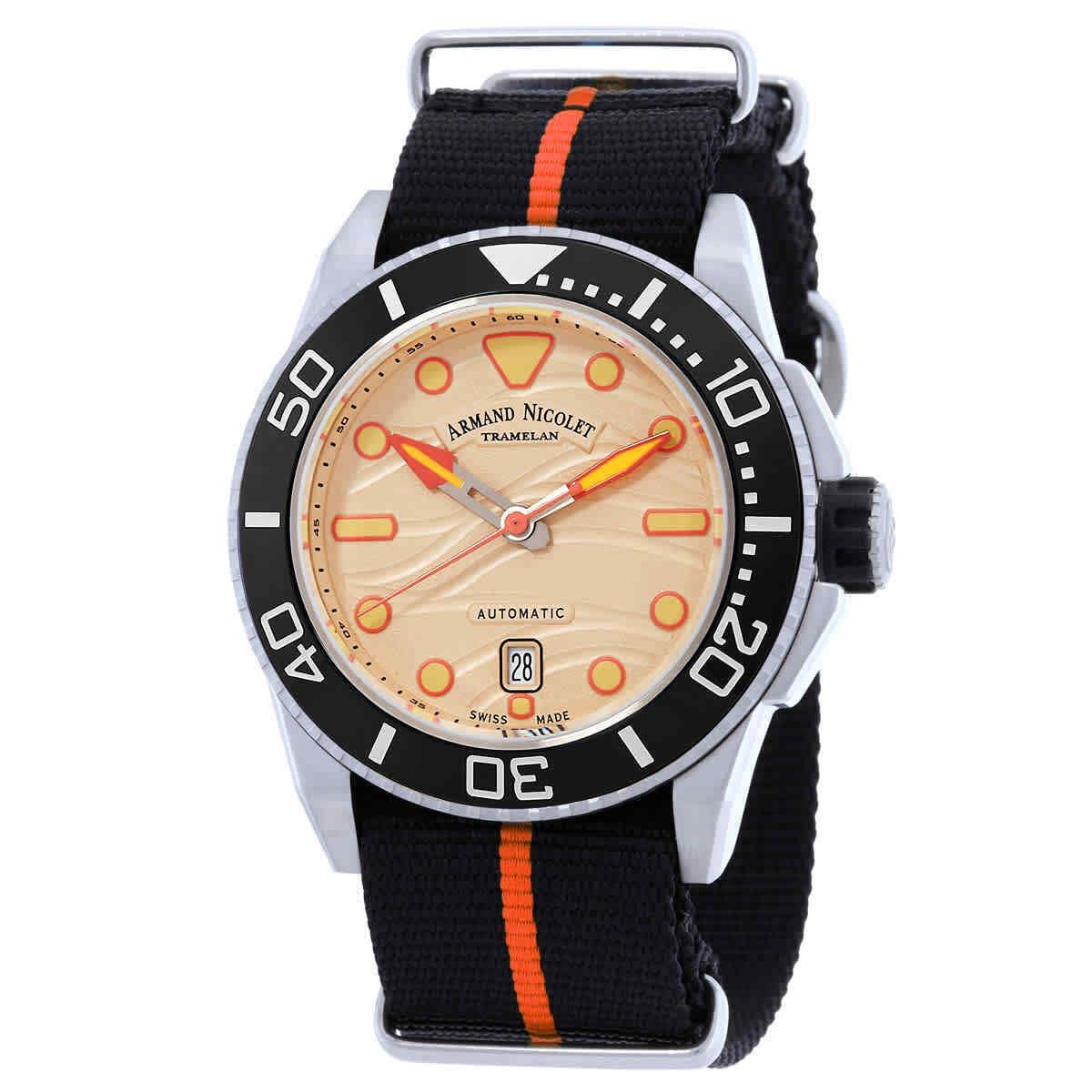 Armand Nicolet Jsh Automatic Men`s Watch A480PGN-KO-BN24480AANO