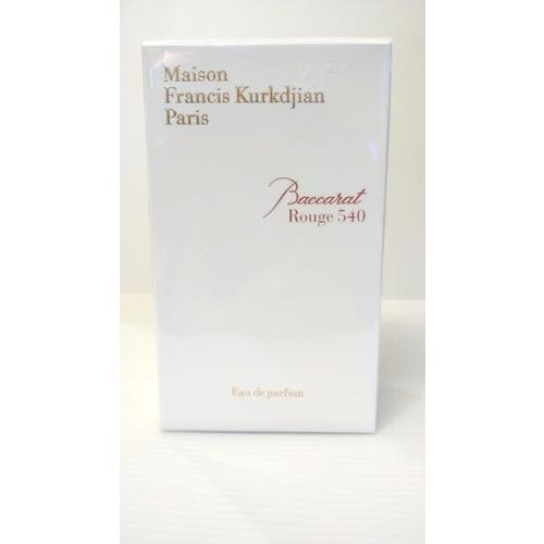 Maison Francis Kurkdjian Baccarat Rouge 540 Eau De Parfum Full Size - 2.4 Oz