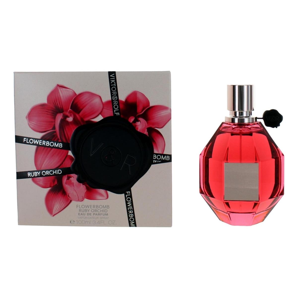 Flowerbomb Ruby Orchid Perfume by Viktor Rolf - 3.4 oz Eau De Parfum Spray