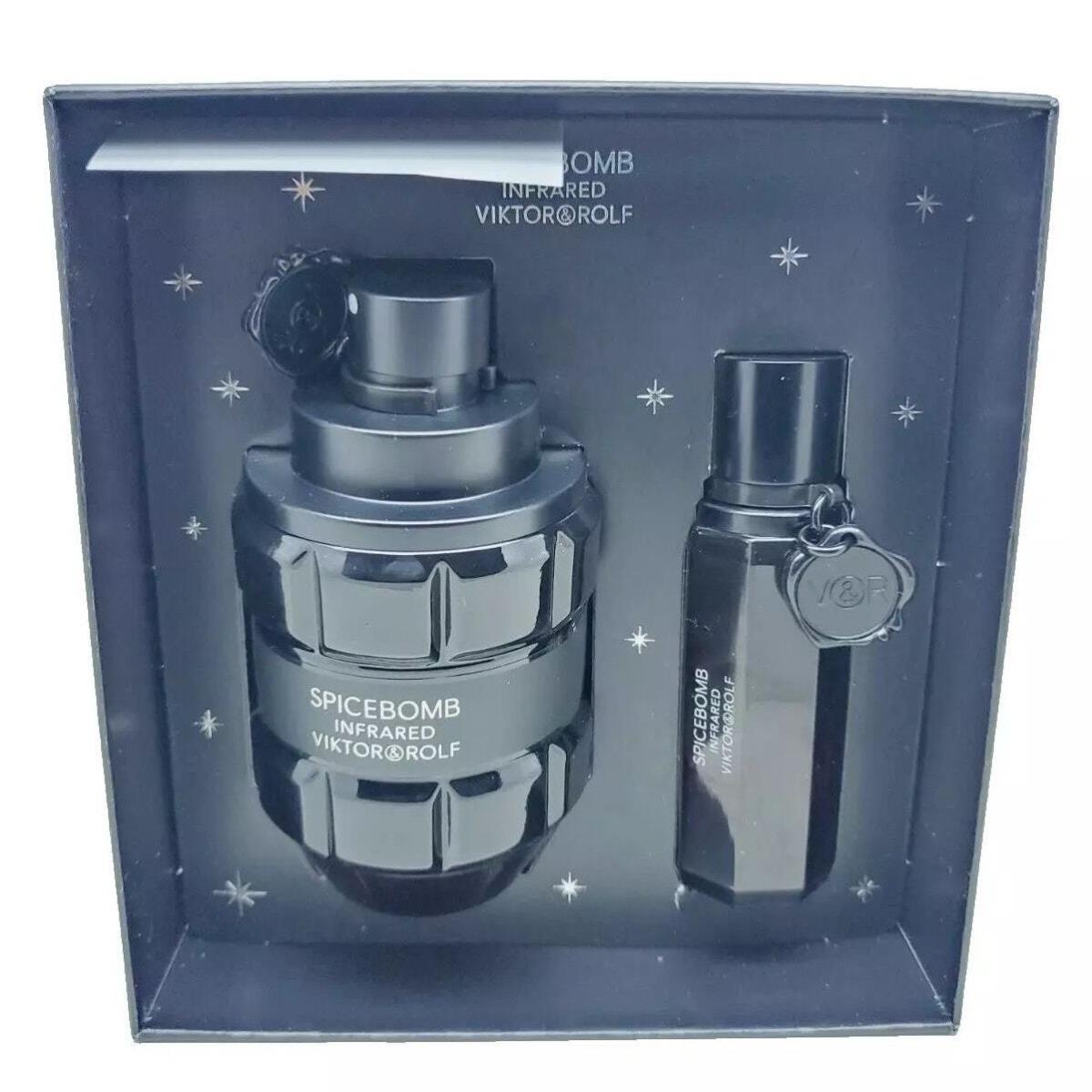 Viktor Rolf Spicebomb Infrared Edt Spray 2 Piece Gift Set 3.04 OZ + 0.68 OZ