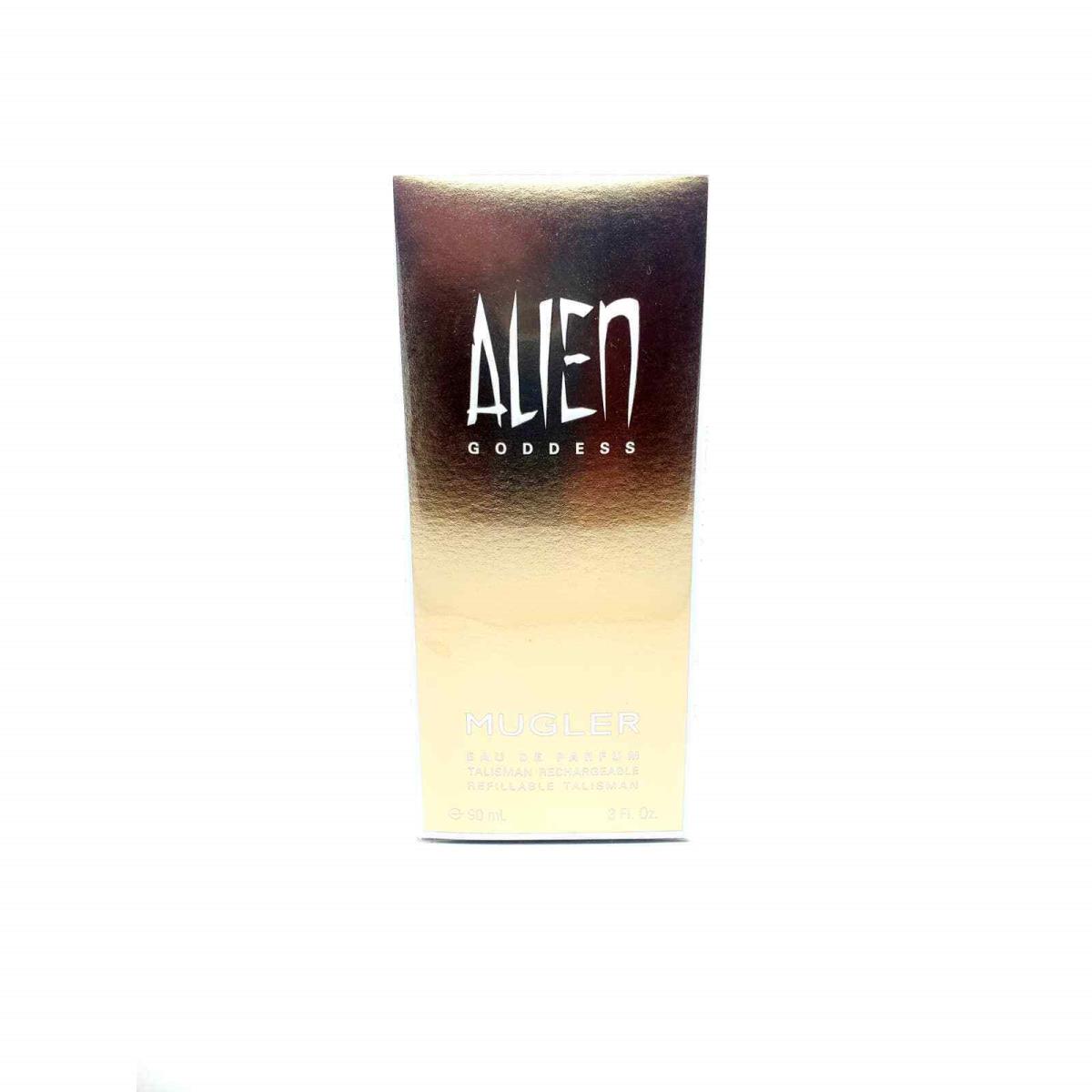 Alien Goddess Mugler Eau De Parfum Refillable Talisman 3 OZ