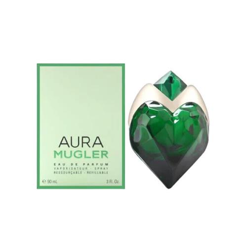 Aura by Thierry Mugler Edp Refillable Spray For Women 3.0oz Box