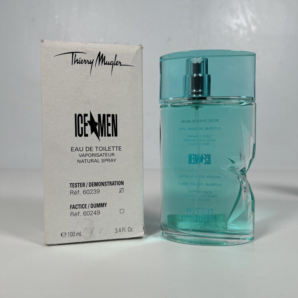 Ice Men by Thierry Mugler 3.4 oz 100 ML Tester Edt Spray