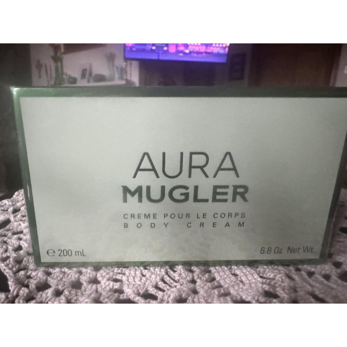 Aura Mugler Body Cream 6.8oz./200mL Still with Cellophane