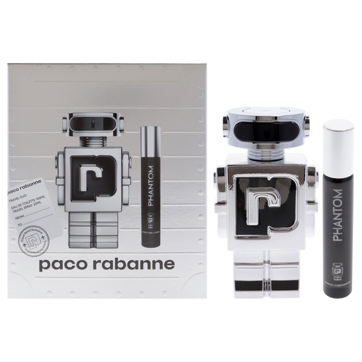 Phantom by Paco Rabanne For Men - 2 Pc Gift Set