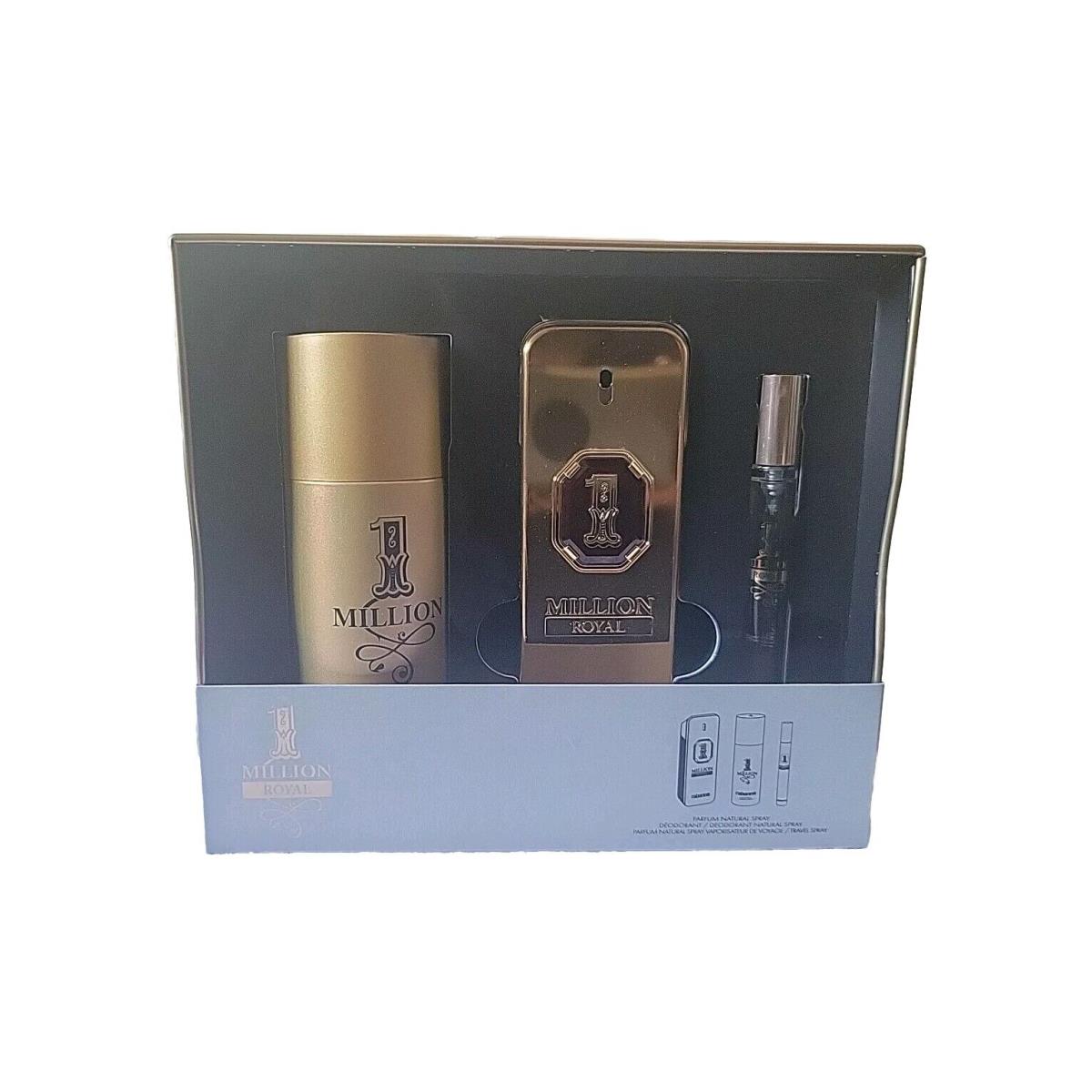 Paco Rabanne 1 Million 3pc Gift Set Royal Parfum