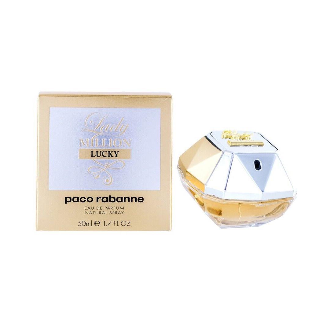 Lady Million Lucky Edp by Paco Rabanne 1.7 FL OZ / 50 ML Natural Spray Box