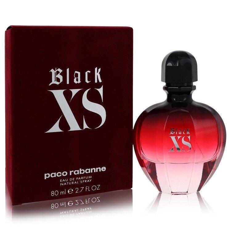 Black XS by Paco Rabanne Women`s Eau De Parfum Spray Packaging 2.7 oz