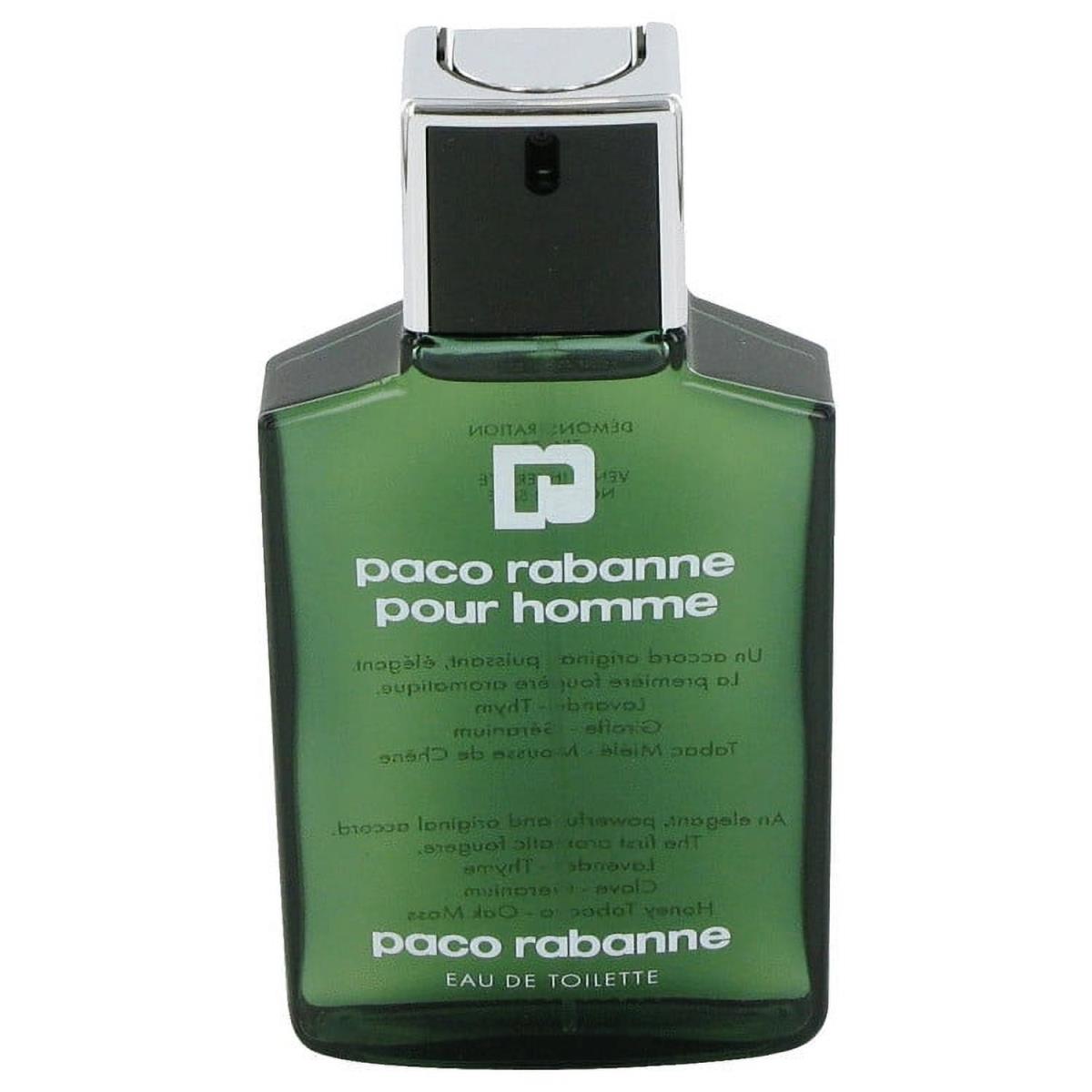 Paco Rabanne by Paco Rabanne Eau De Toilette Spray Tester 3.4 oz For Men