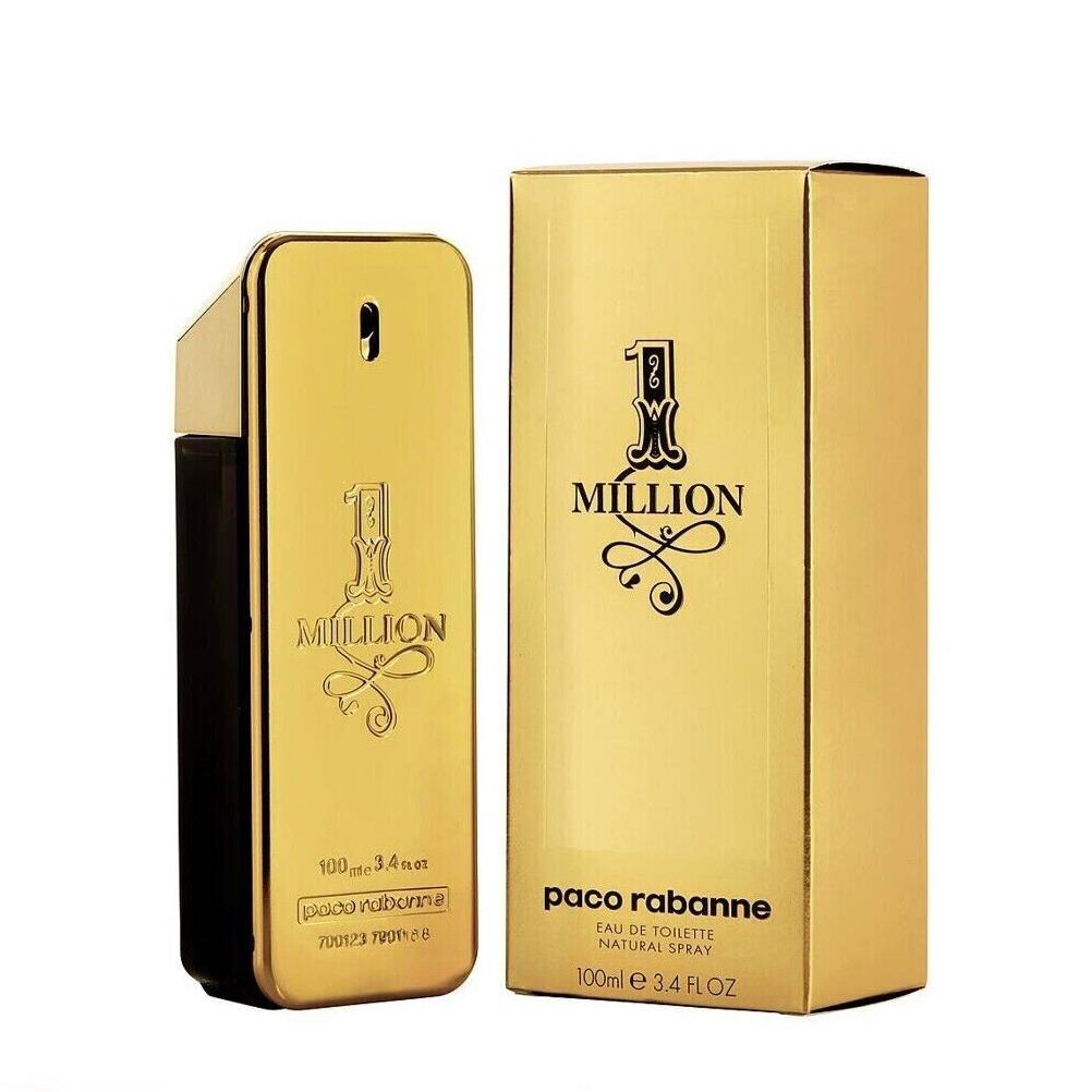 1 Million by Paco Rabanne Eau de Toilette Spray For Men 3.4oz Box