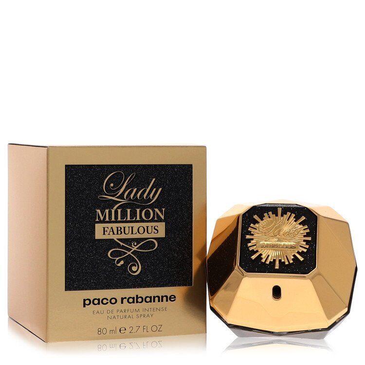 Lady Million Fabulous by Paco Rabanne Women`s Eau De Parfum Intense Spray 2.7 oz