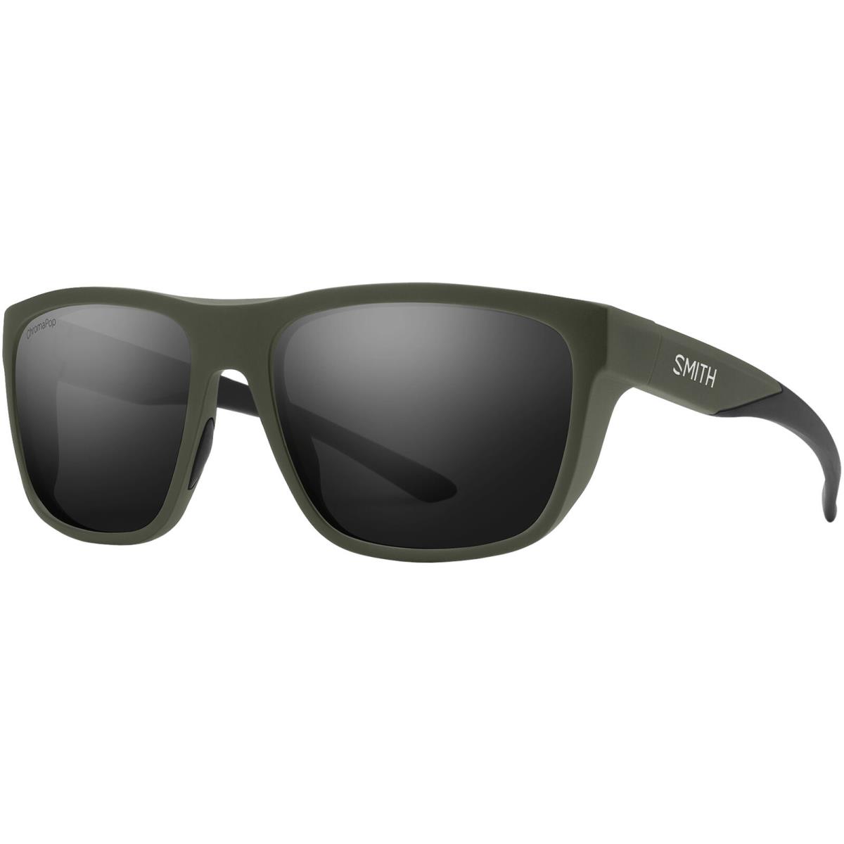 Smith Optics Barra Chromapop Polarized Men`s Matte Moss Sunglasses 201268SIF606N