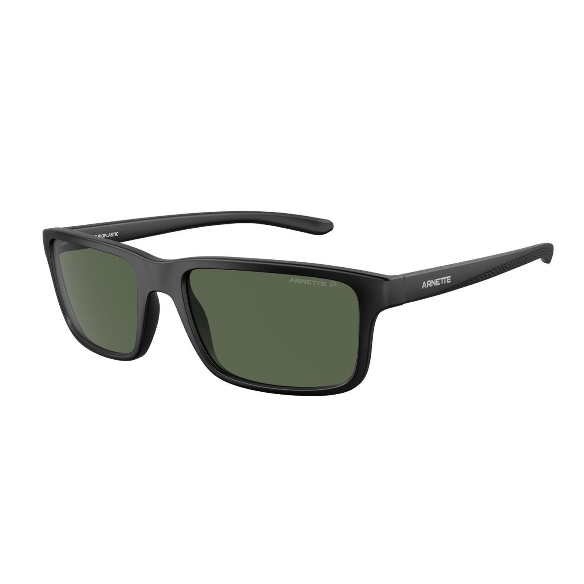 Arnette AN4322 27589A Mwamba Matte Black Green Polarized 57 mm Men`s Sunglasses