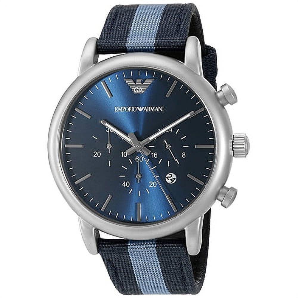 Emporio Armani Luigi Navy Blue Dial Men`s Chronograph Watch AR1949