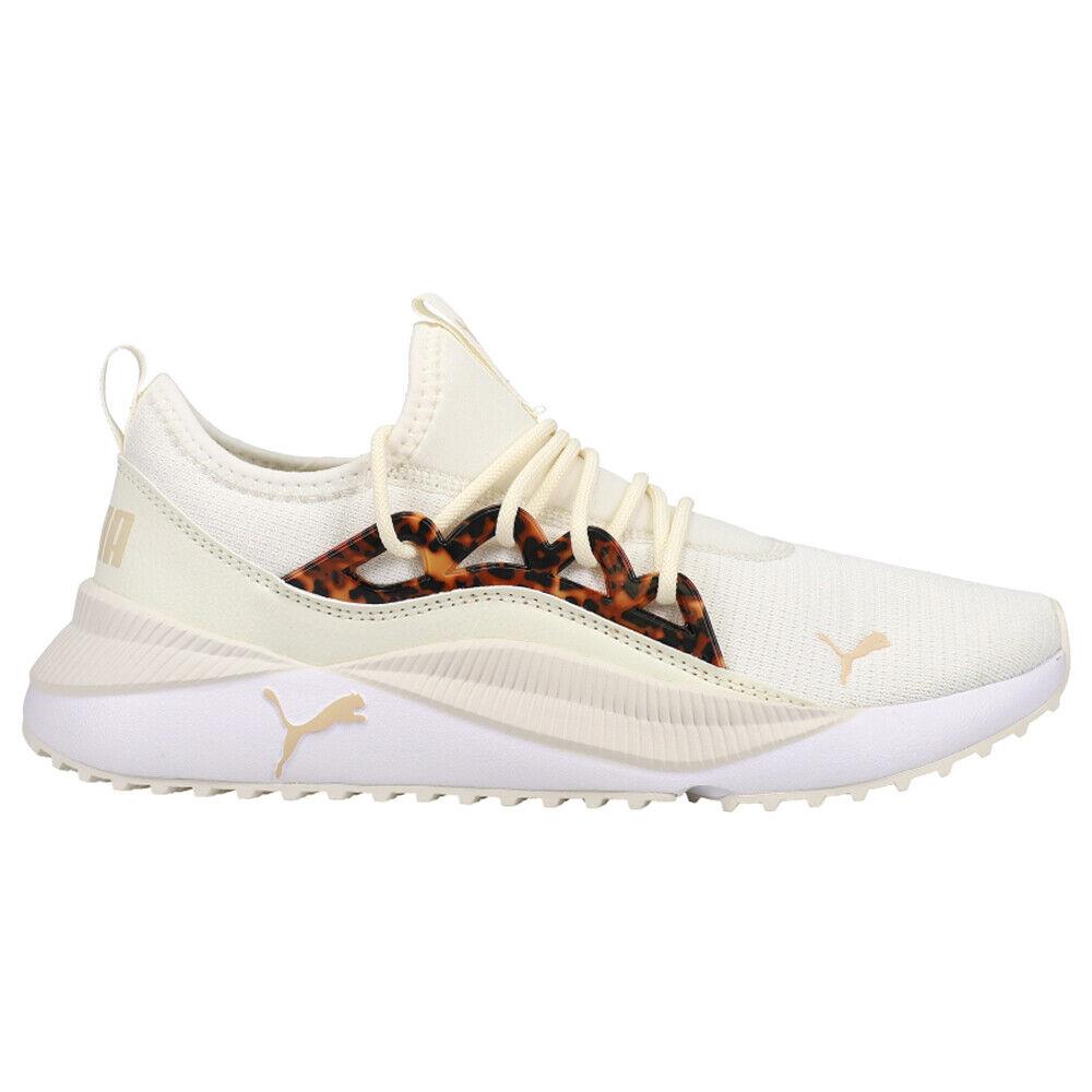 Puma Pacer Future Allure Tortoise Lace Up Womens Off White Sneakers Casual Shoe - Off White