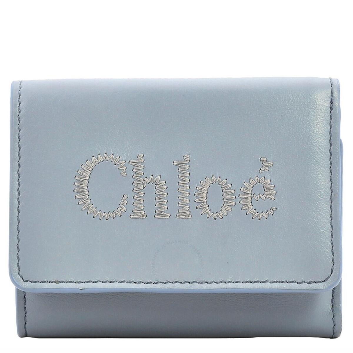 Chloe Sense Compact Wallet Card Holder Storm Blue