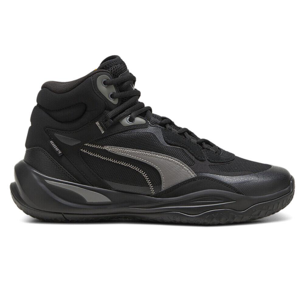 Puma Playmaker Pro Mid Basketball Mens Size 11.5 M Sneakers Athletic Shoes 3779 - Black