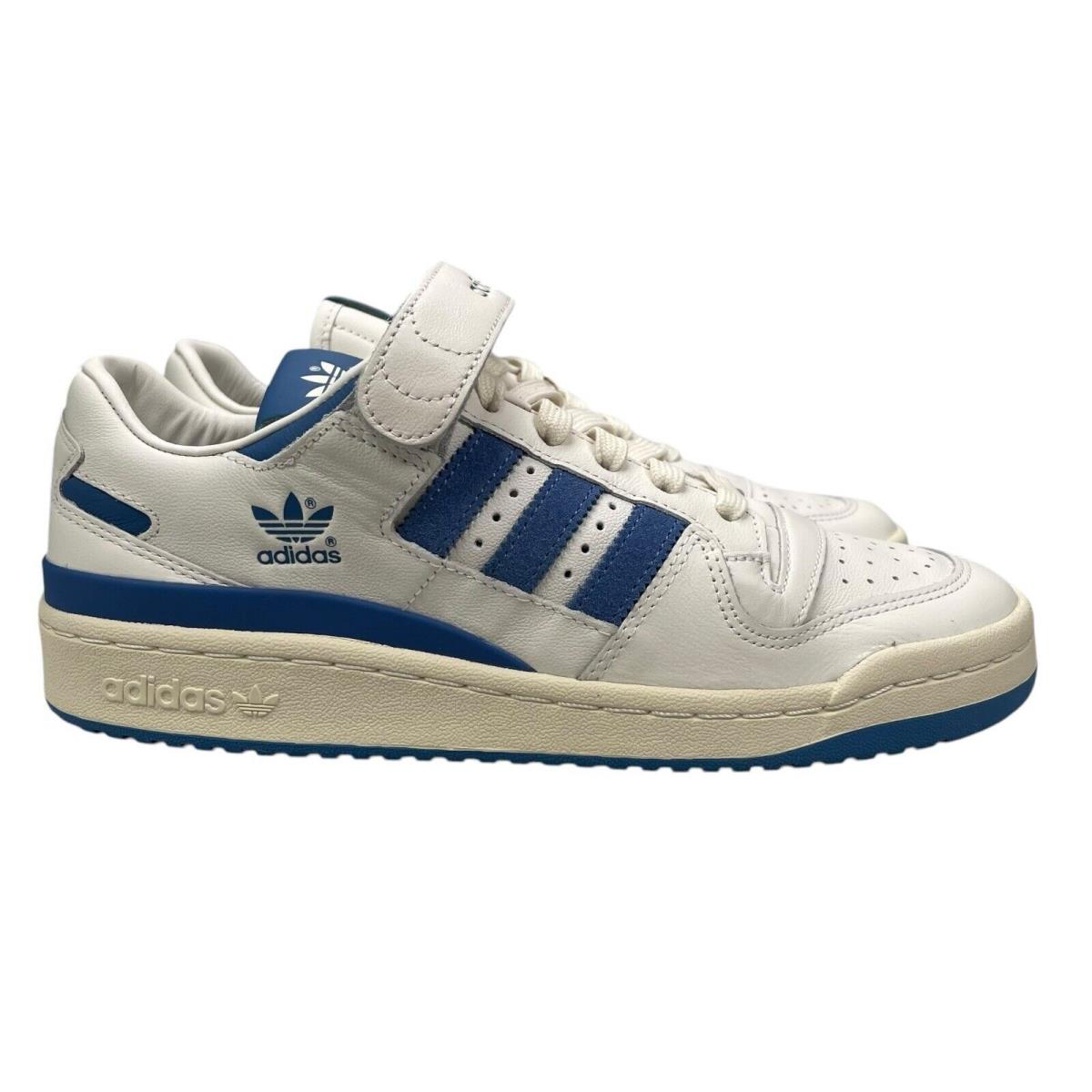 Adidas Forum 84 Low Goat Skin White Trace Royal Shoes JI4658 Men`s Sizes 9 - 12