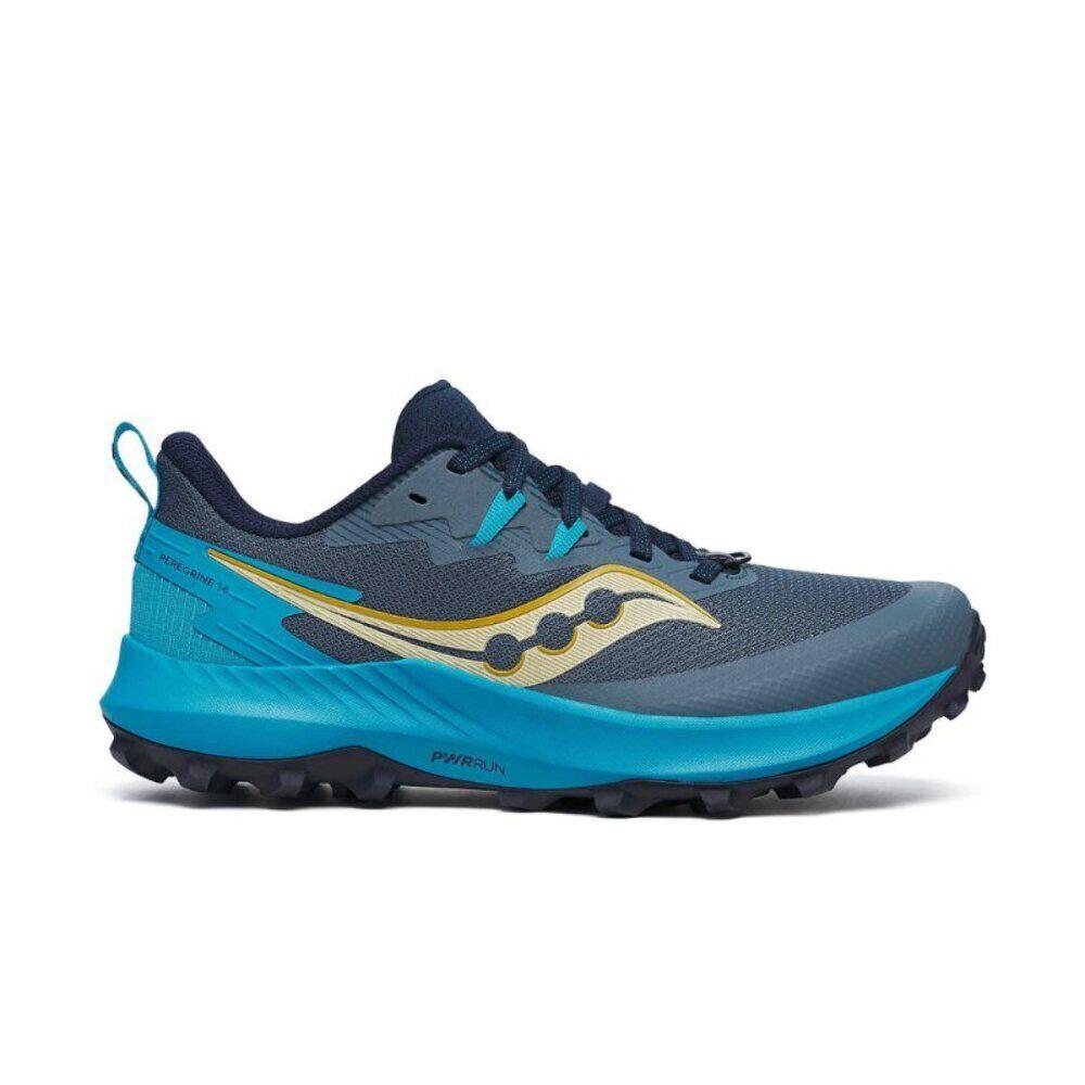 Saucony Women`s Peregrine 14 Trail Running Shoes - Mirage/viziblue