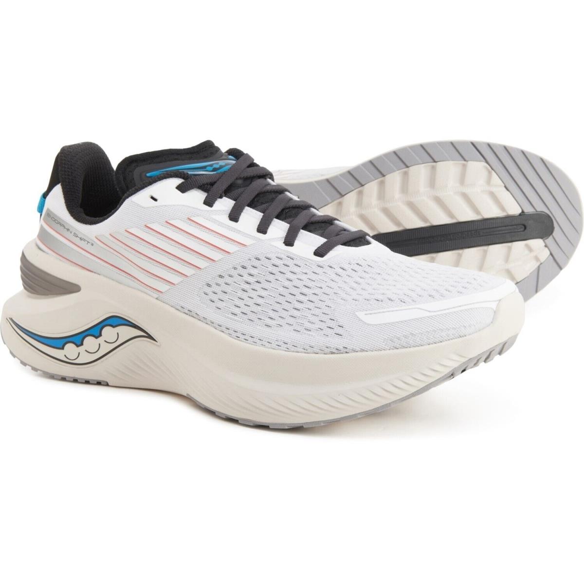 Saucony Men`s Endorphin Shift 3 Running Shoes White