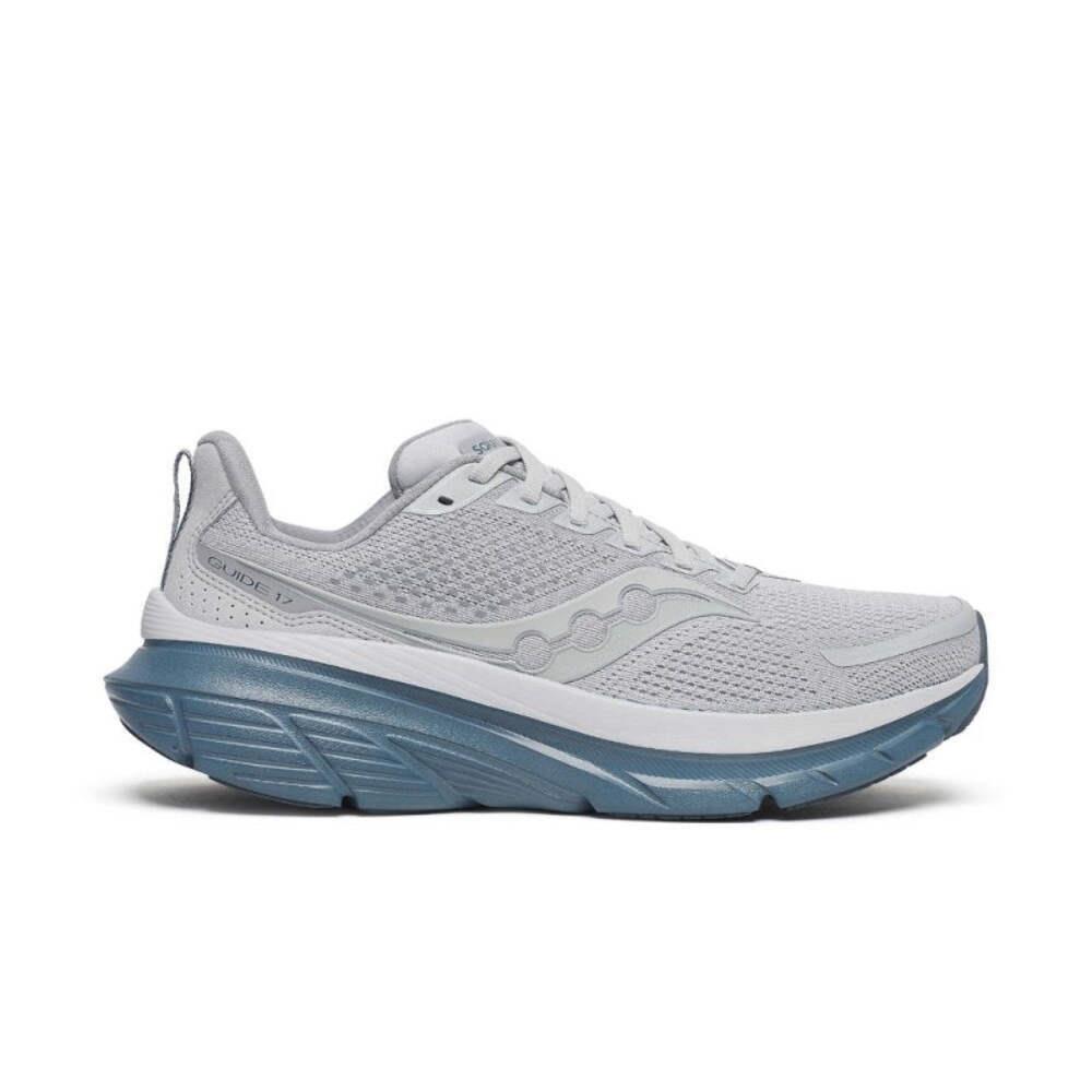 Saucony Men`s Guide 17 Max Cushioned Everyday Running Shoe - Cloud/mirage - Cloud/Mirage