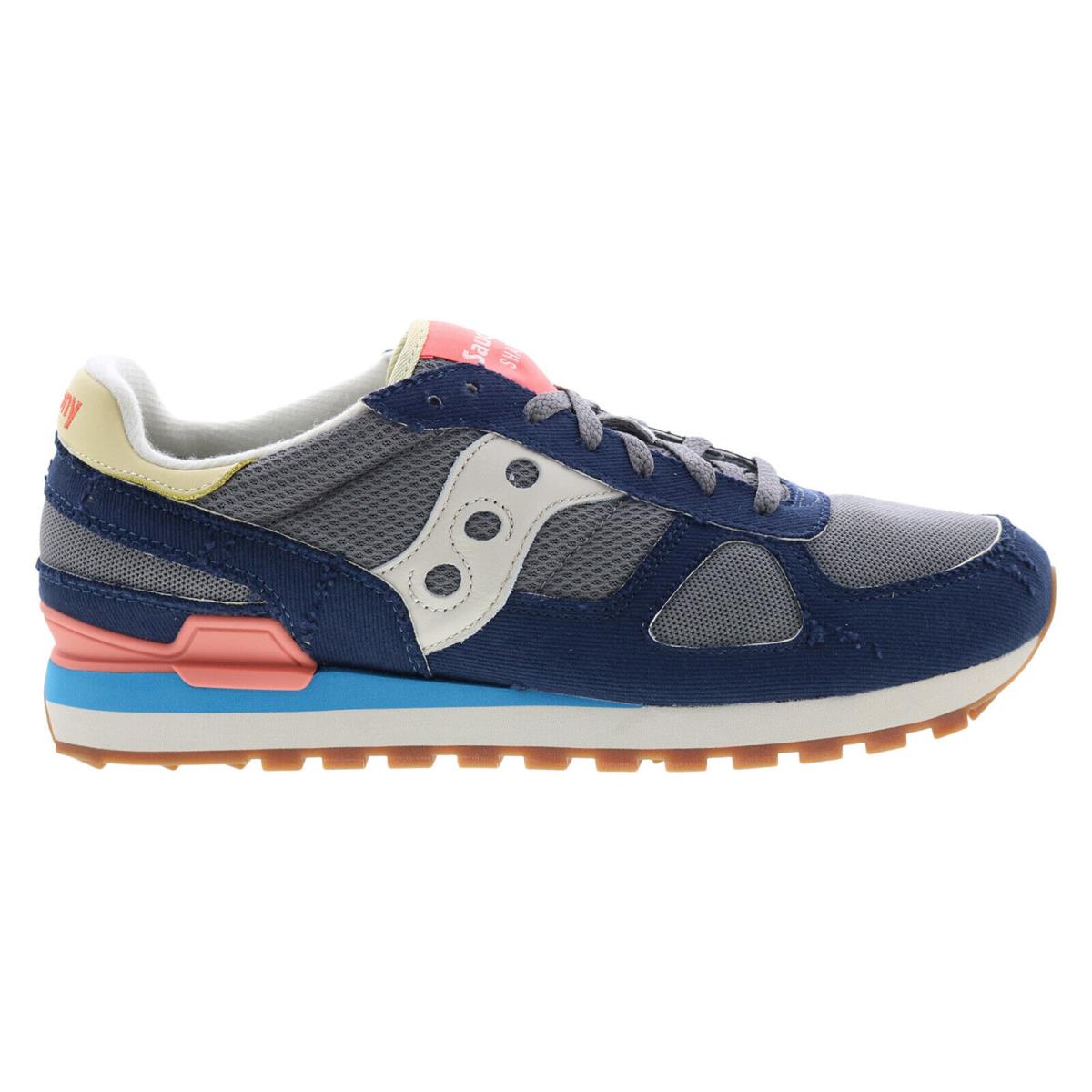 Saucony Shadow Original Shadow S70636-1 Mens Blue Canvas Lifestyle Sneakers Shoes 12