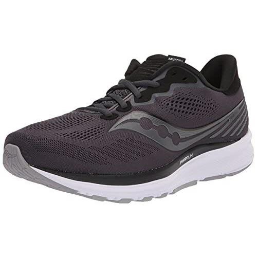 Saucony Women`s Ride 14 Running Shoes Charcoal/black Size 12 Medium - Charcoal/Black