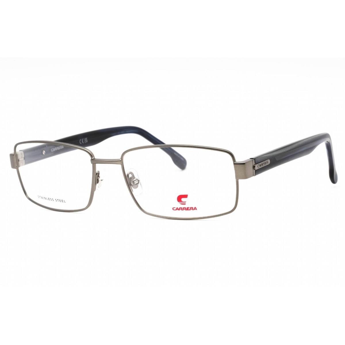Carrera Men`s Eyeglasses Matte Dark Ruthenium Rectangular Carrera 8887 0R80 00
