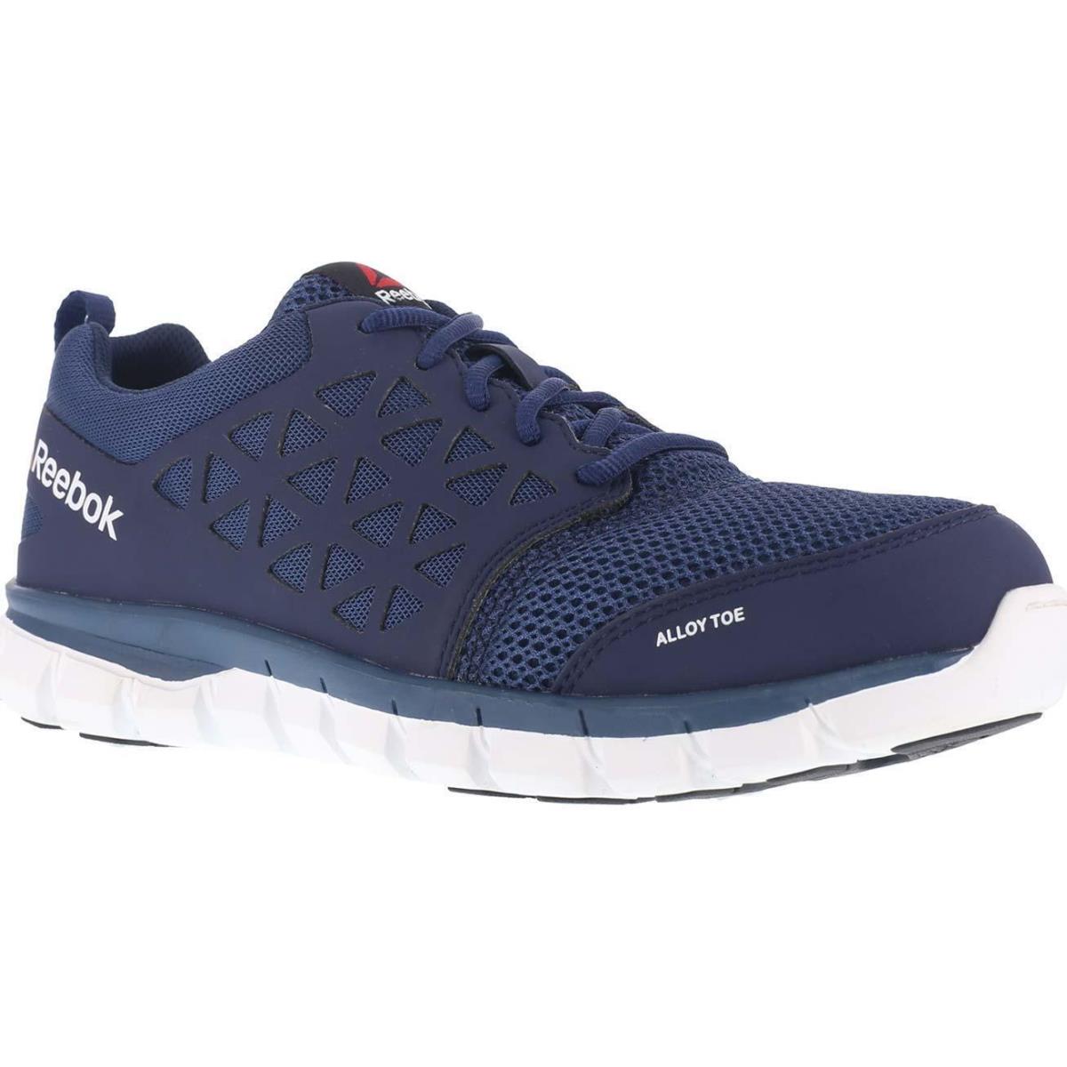 Reebok Sublite Cushion Work Alloy Toe Static-dissipative Work Athletic - NAVY