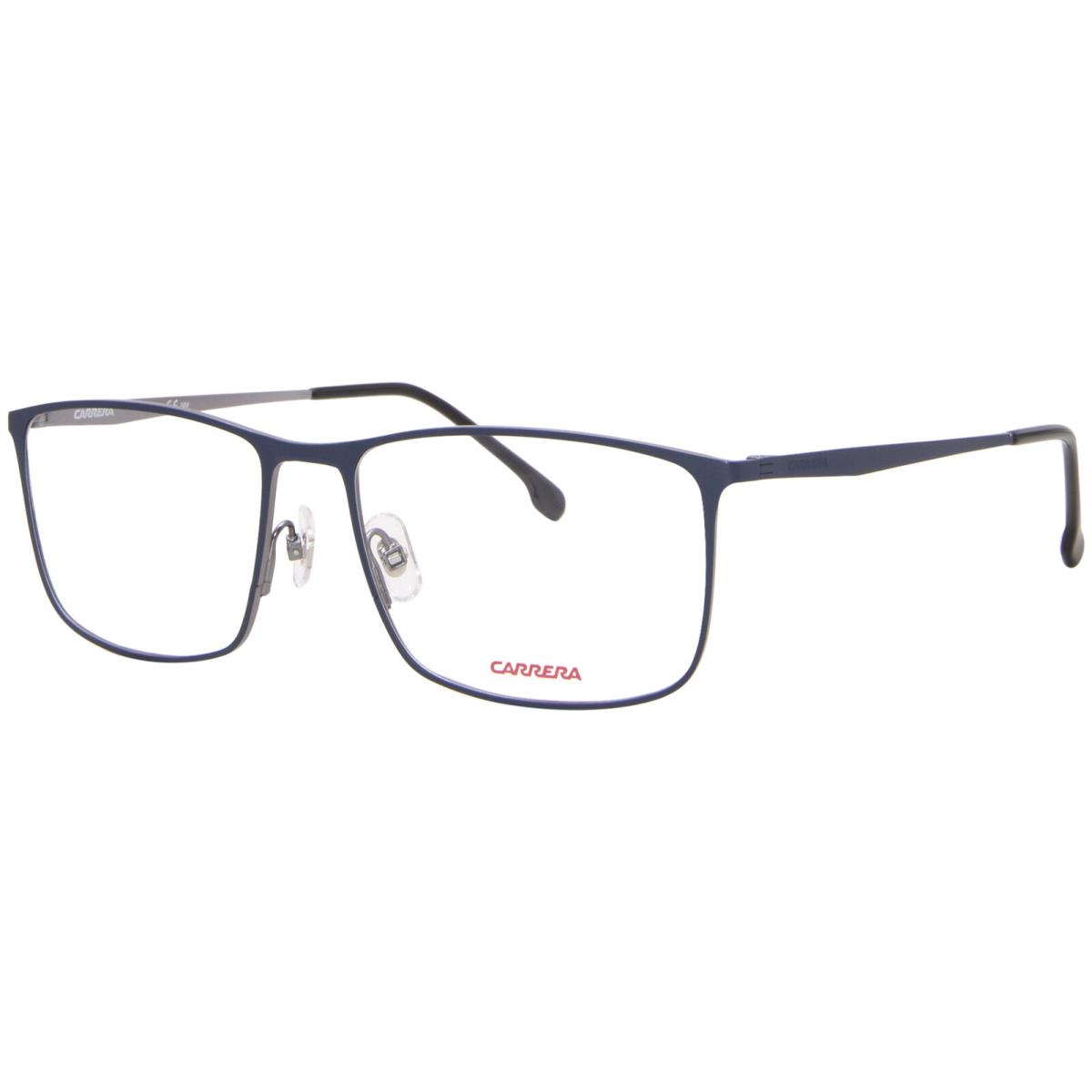 Carrera 8857 Pjp Titanium Eyeglasses Men`s Blue Full Rim Rectangle Shape 57mm