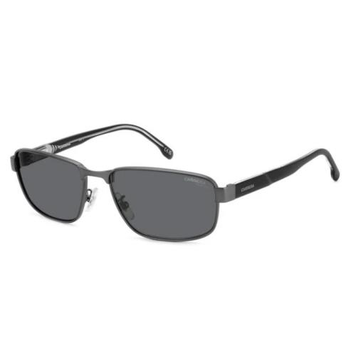 Carrera C Flex 09/G/S R-80 Ruthenium/grey Polarized Rectangle Men`s Sunglasses