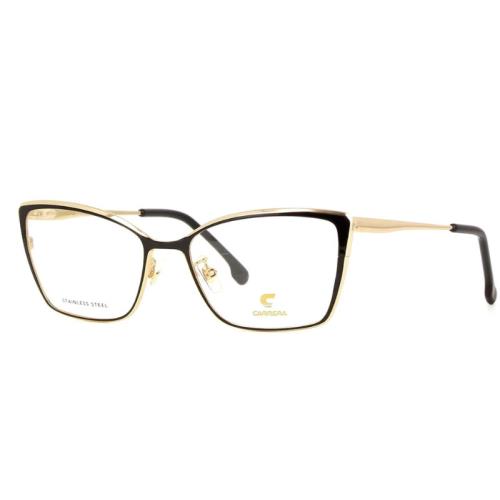 Carrera 3047 2M2 Black/gold Rectangular Women`s Eyeglasses
