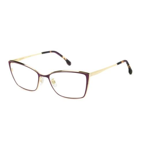Carrera 3047 T1W Plum/gold Rectangular Women`s Eyeglasses