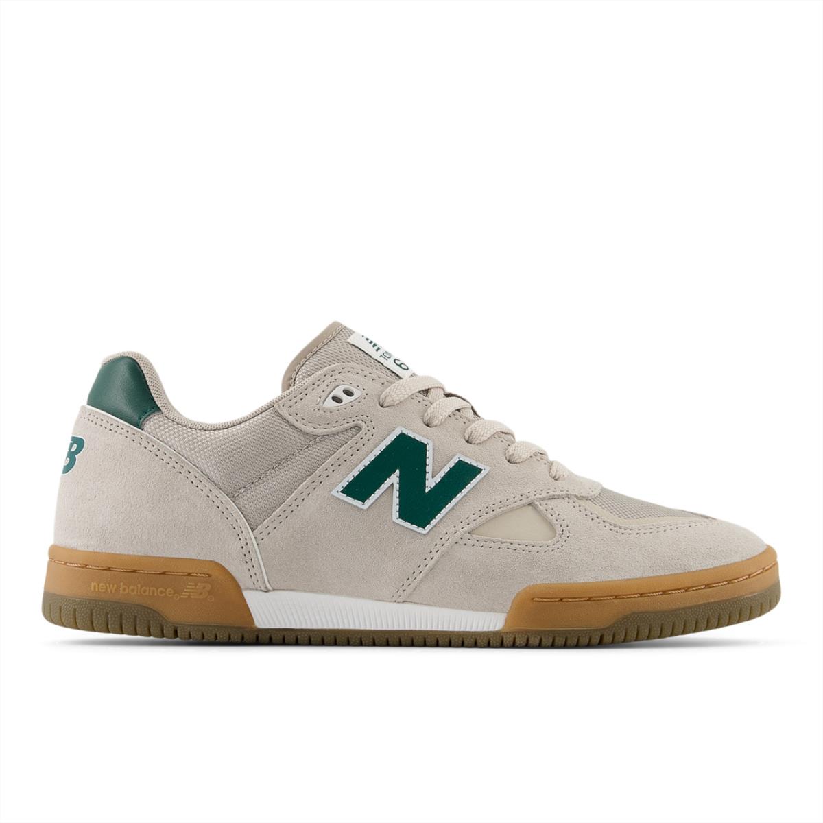 New Balance Numeric Men`s Tom Knox 600 Timber Wolf Forest Green Shoes - Timber