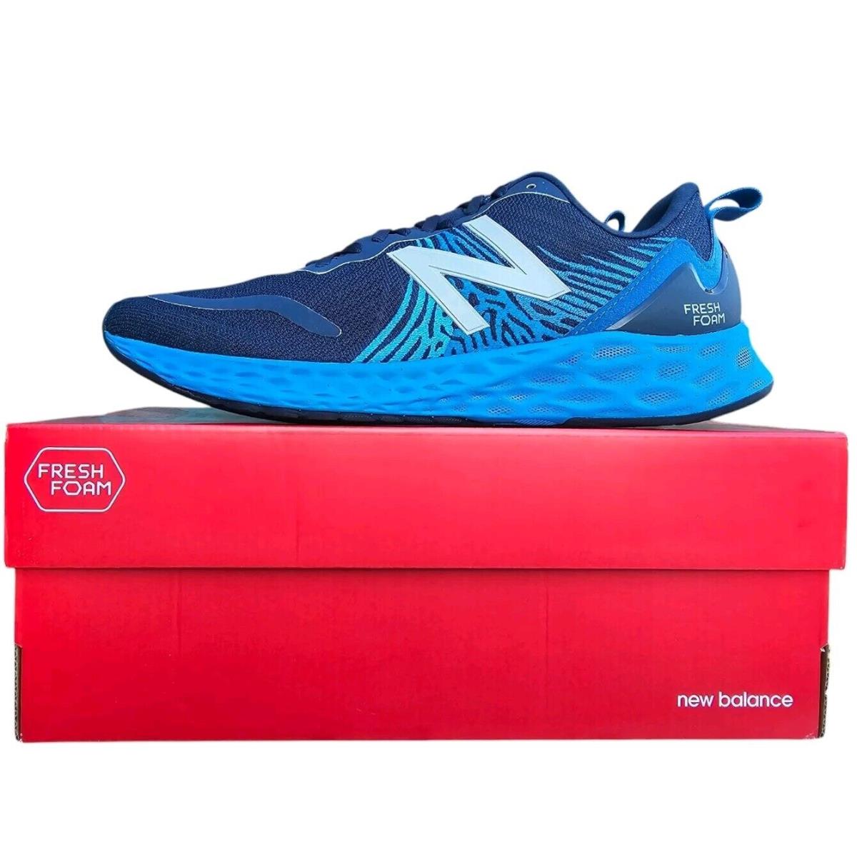 New Balance Men`s Fresh Foam Blue Running Sneakers Mtmpobb