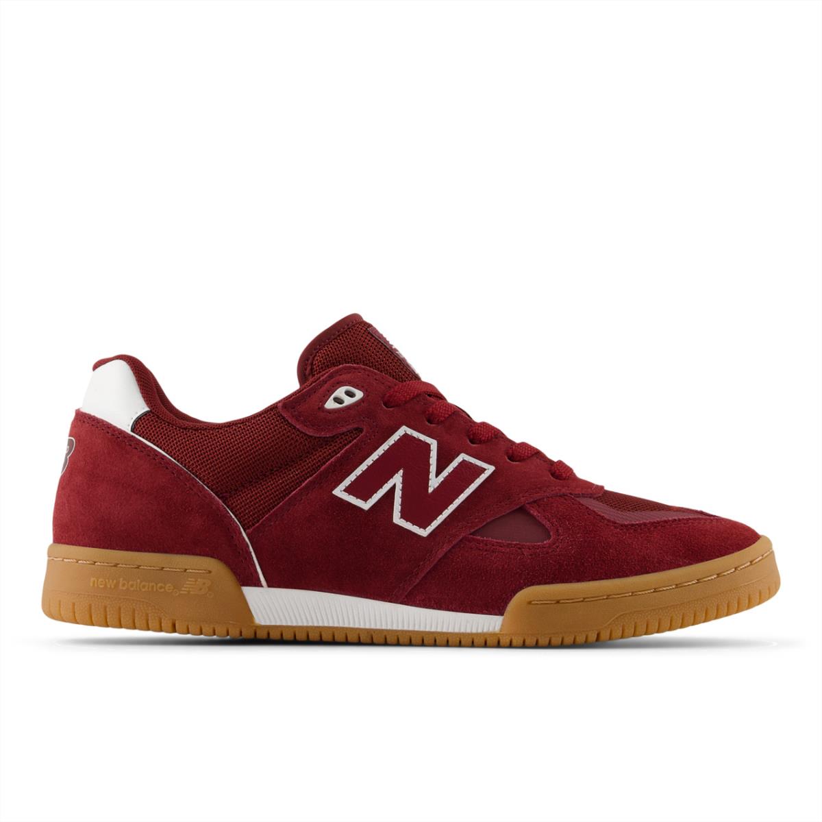 New Balance Numeric Men`s Tom Knox 600 Burgundy White Shoes