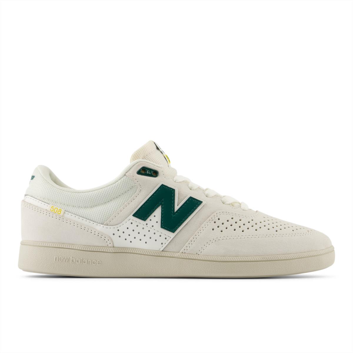 New Balance Numeric Men`s Brandon Westgate 508 Sea Salt Forest Green Shoes