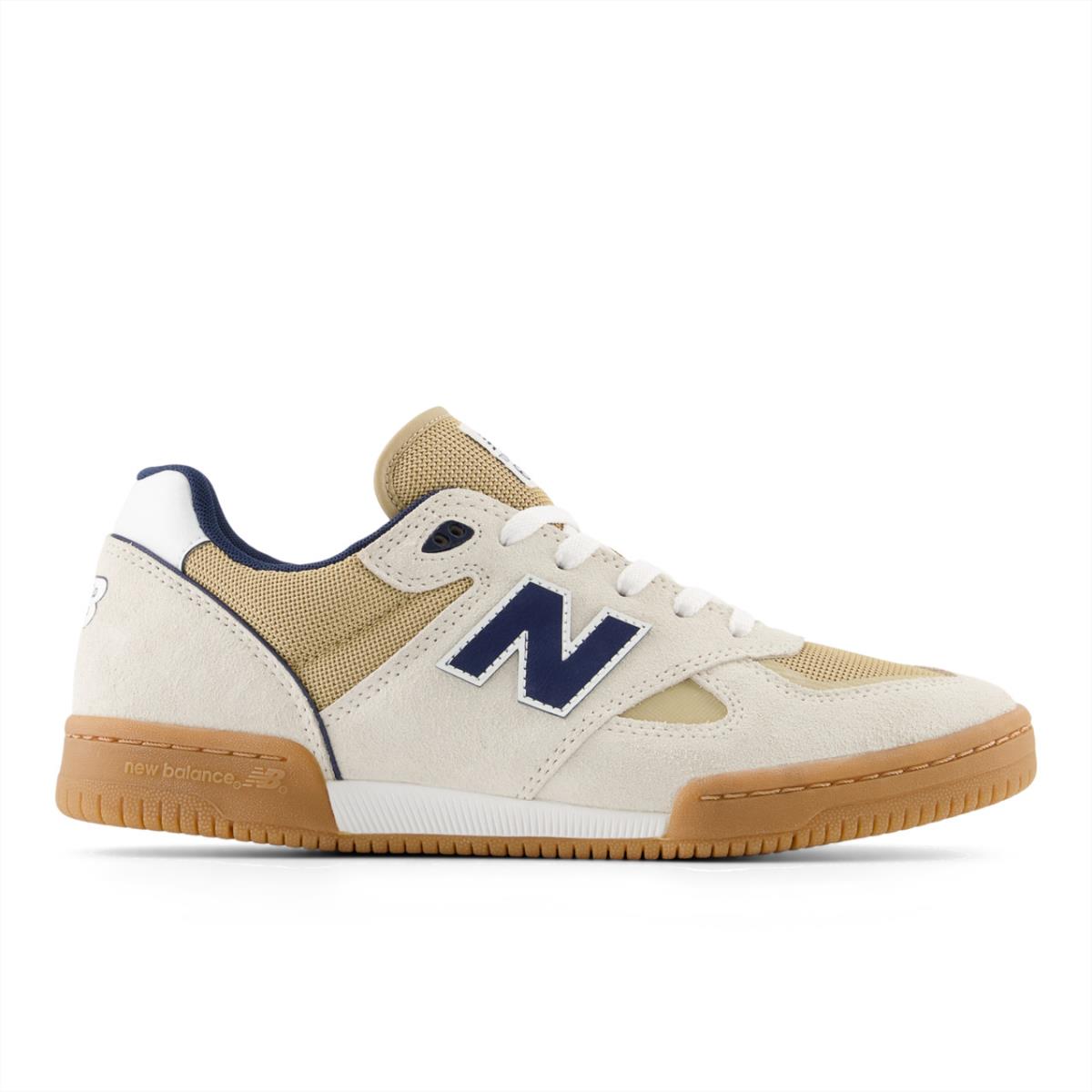 New Balance Numeric Men`s Tom Knox 600 Sea Salt Nb Navy Shoes - Sea