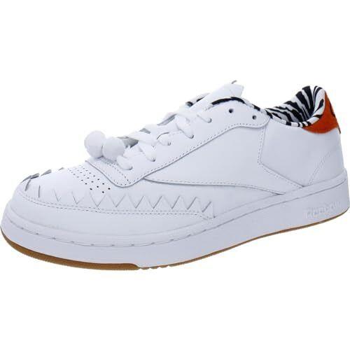 Reebok Men`s Club C Sneakers Jetsons Meet The Flintstones/white/orange Size 6