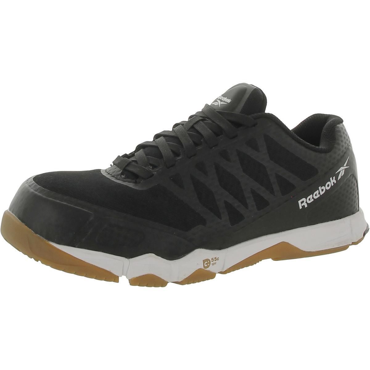 Reebok Womens Speed TR B/w Work Safety Shoes Sneakers 7 Wide C D W Bhfo 9454 - Black/Gum