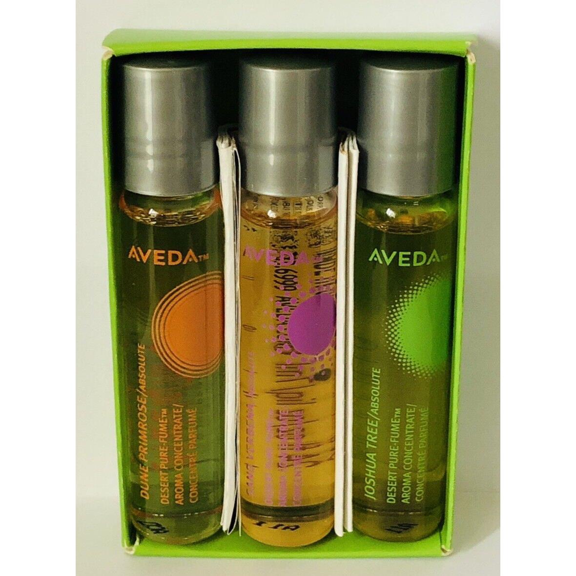 Aveda Desert Trio: Dune Primrose Sand Verbena and Joshua Tree Rollerball .24 oz